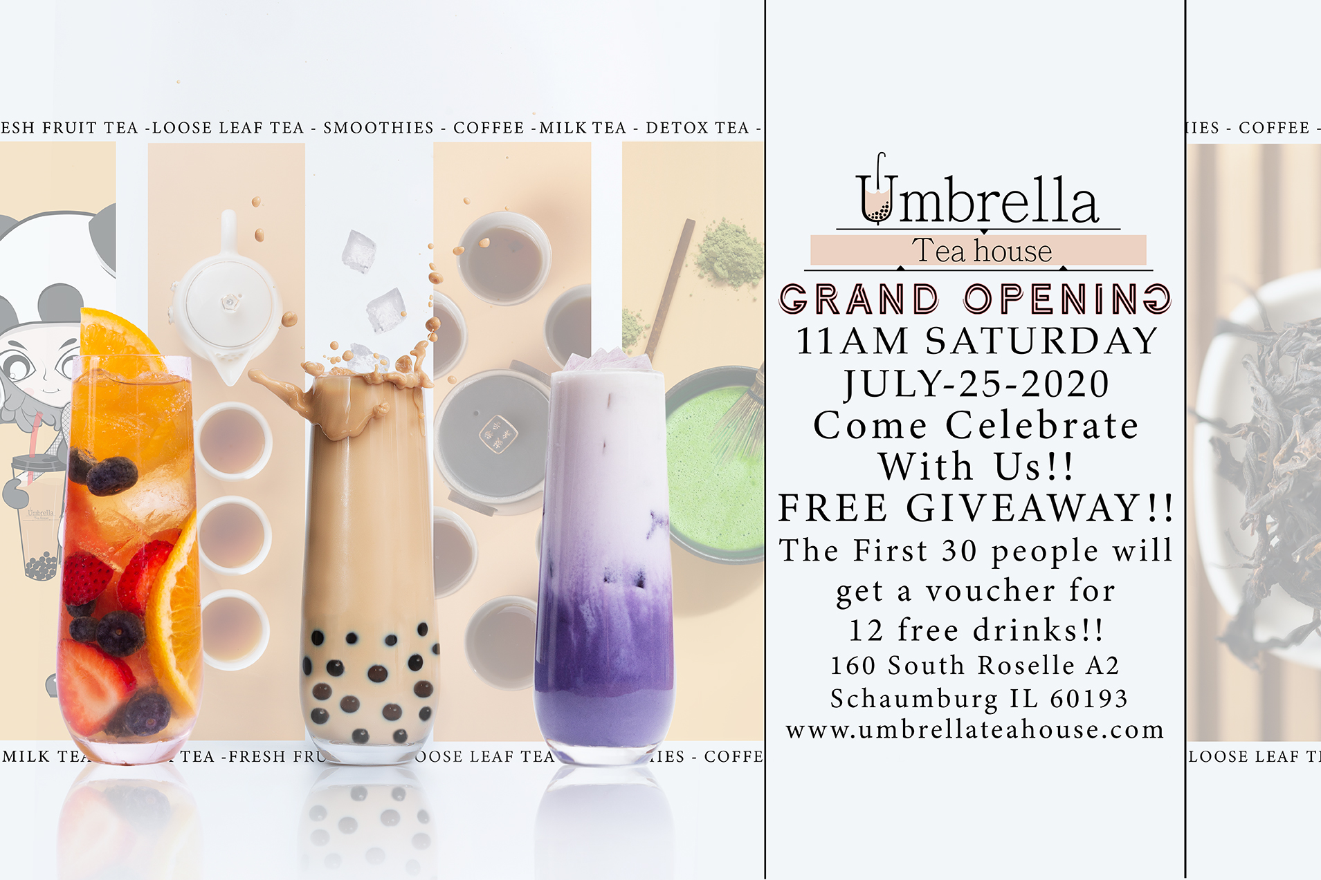 UMBRELLA TEA HOUSE GRAND OPENING Schaumburg Business Association
